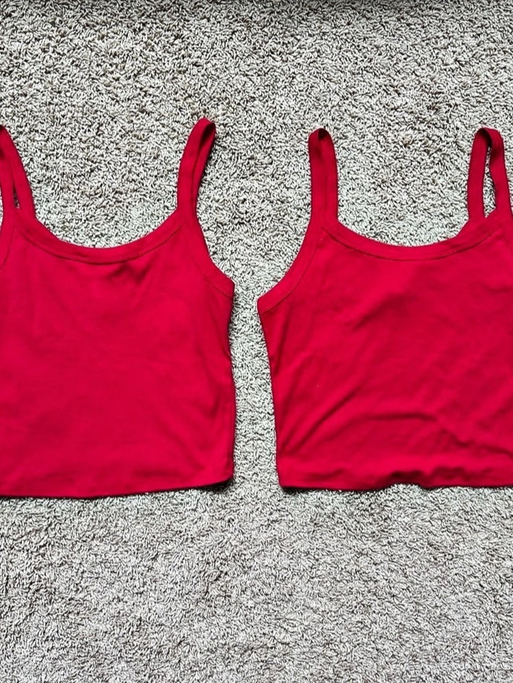 Bella + Canvas Micro Rib Tank | Stretch Fit Tank Tops Red Large